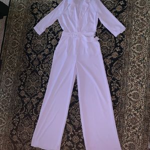 wide legged lilac jumpsuit
